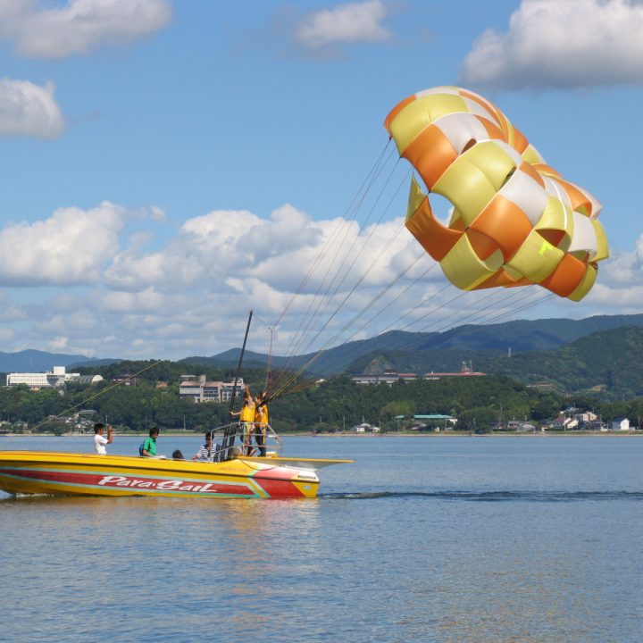 浜名湖で気ままに空中散歩 パラセーリング 浜松 浜名湖ちょい旅ガイド