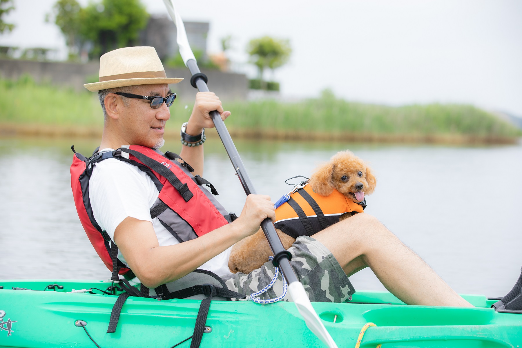 わんことカヌー体験ツアー 浜松 浜名湖ちょい旅ガイド